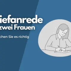 Briefanrede an zwei Frauen: So machen Sie es richtig. Eine Frau schreibt, um die korrekte Anrede für Ms oder Mrs E-Mails zu finden.
