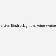 Zitat: „Für den ersten Eindruck gibt es keine zweite Chance“. Wichtig, wenn man sich auf Englisch vorstellen will.
