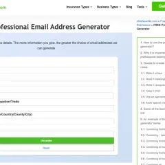 Formular zur Erstellung professioneller E-Mail-Adressen. Hier können Sie Ihre Daten eingeben, um den **e-mail schriftverkehr** zu optimieren.