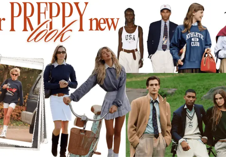 Was bedeutet preppy? Junge Leute in klassischen Outfits, von Prinzessin Diana bis zu modernen Models, verkörpern den preppy Look.