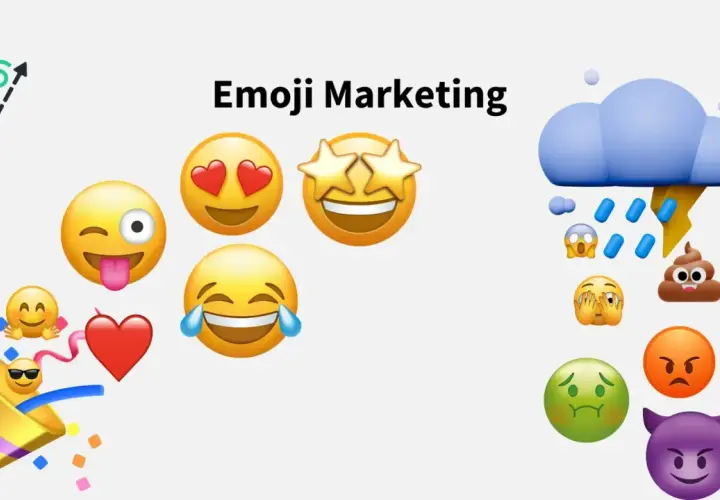 Bunte Emoticons wie lachende Gesichter, ein Herz und ein Teufel zeigen, was sind Emoticons und wie sie Emotionen ausdrücken.