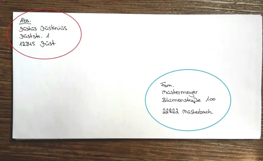 Brief richtig beschriften - So kommt deine Post an!