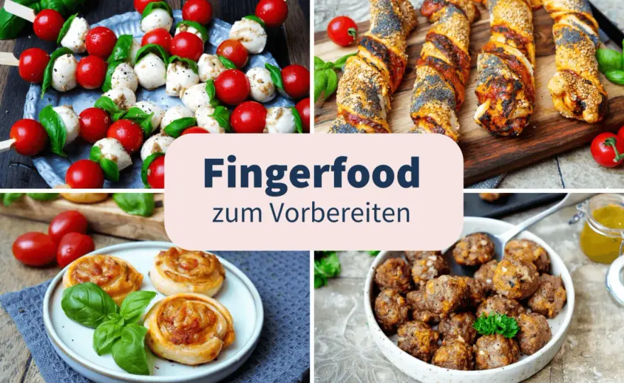 Lustiges Fingerfood - Kreative Ideen für Party & Buffet